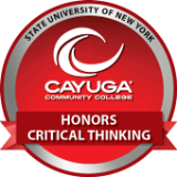 Honors Critical Thinking Micro Badge